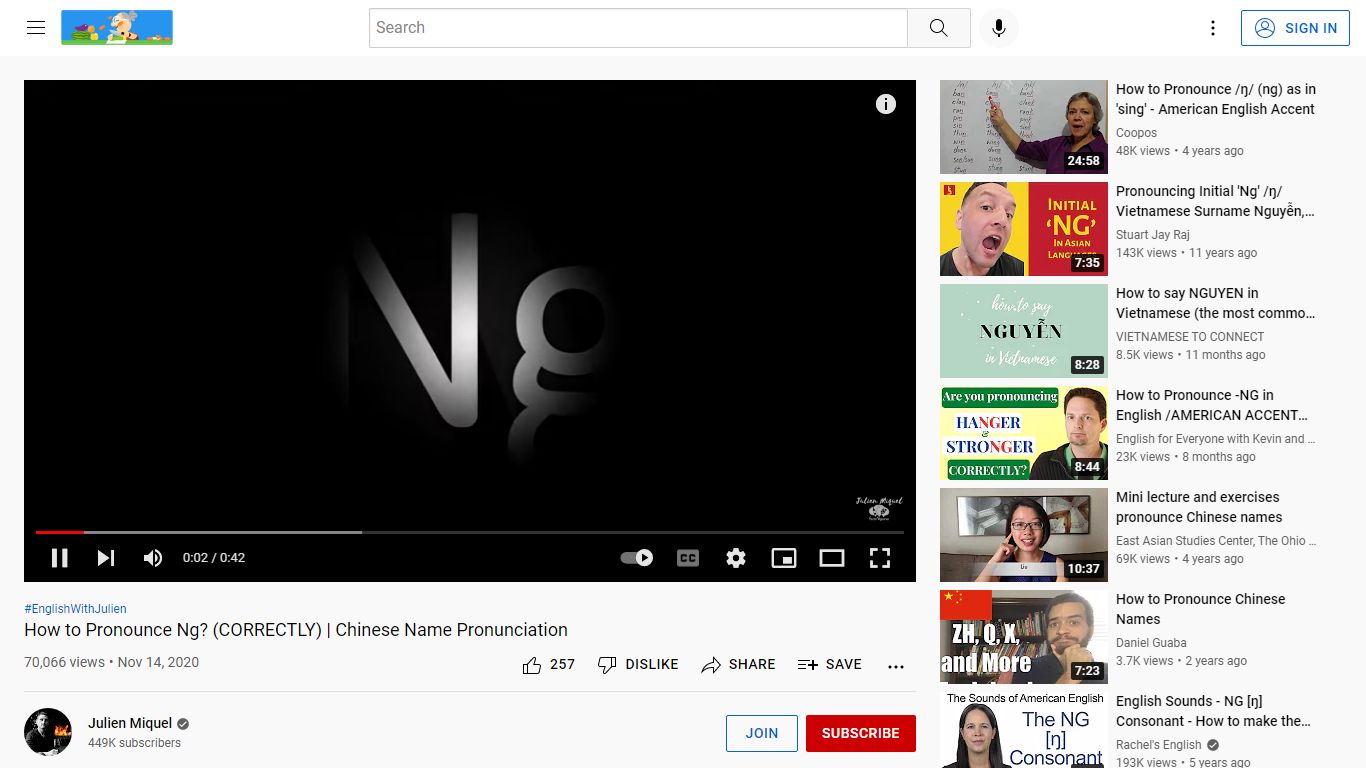 How to Pronounce Ng? (CORRECTLY) | Chinese Name Pronunciation
