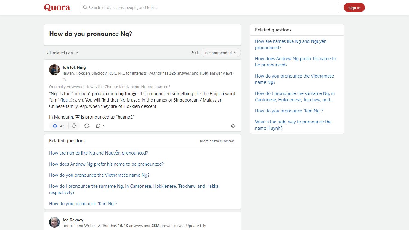 How to pronounce Ng - Quora